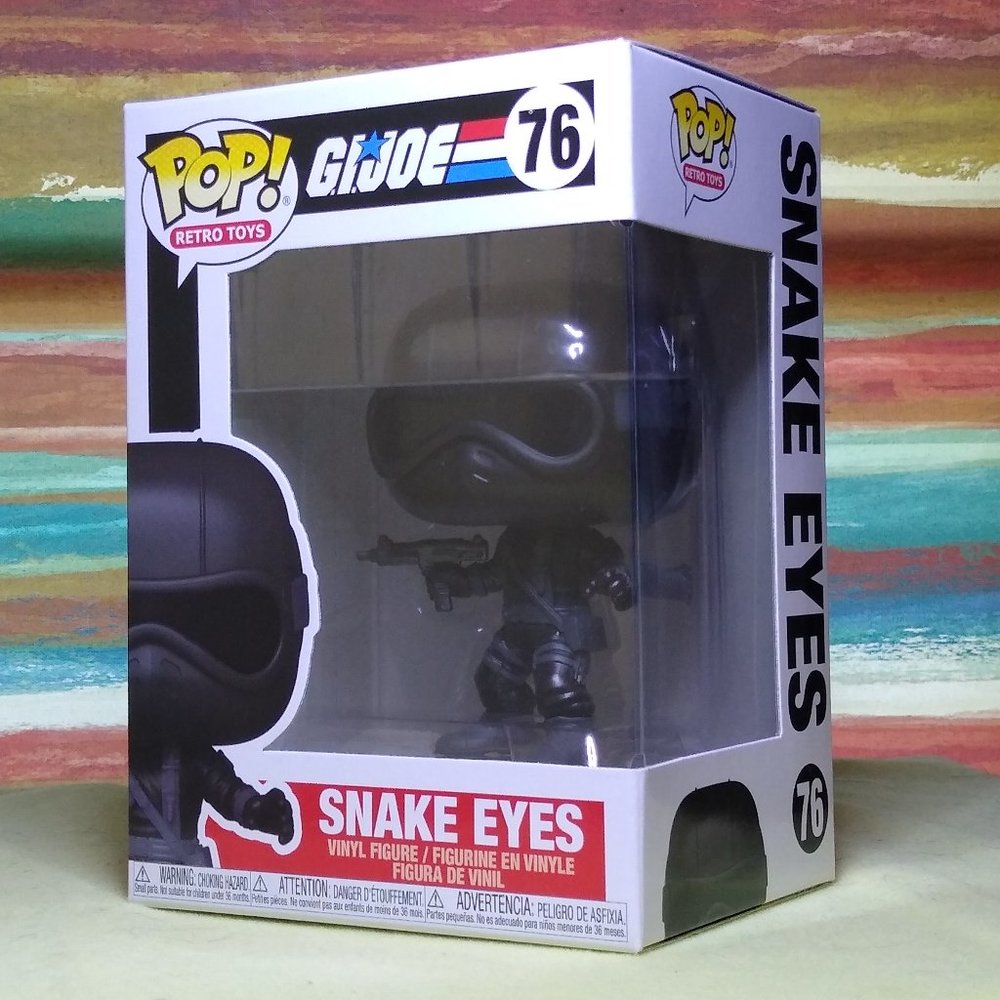 Snake Eyes GI Joe Funko Pop 76 NIB